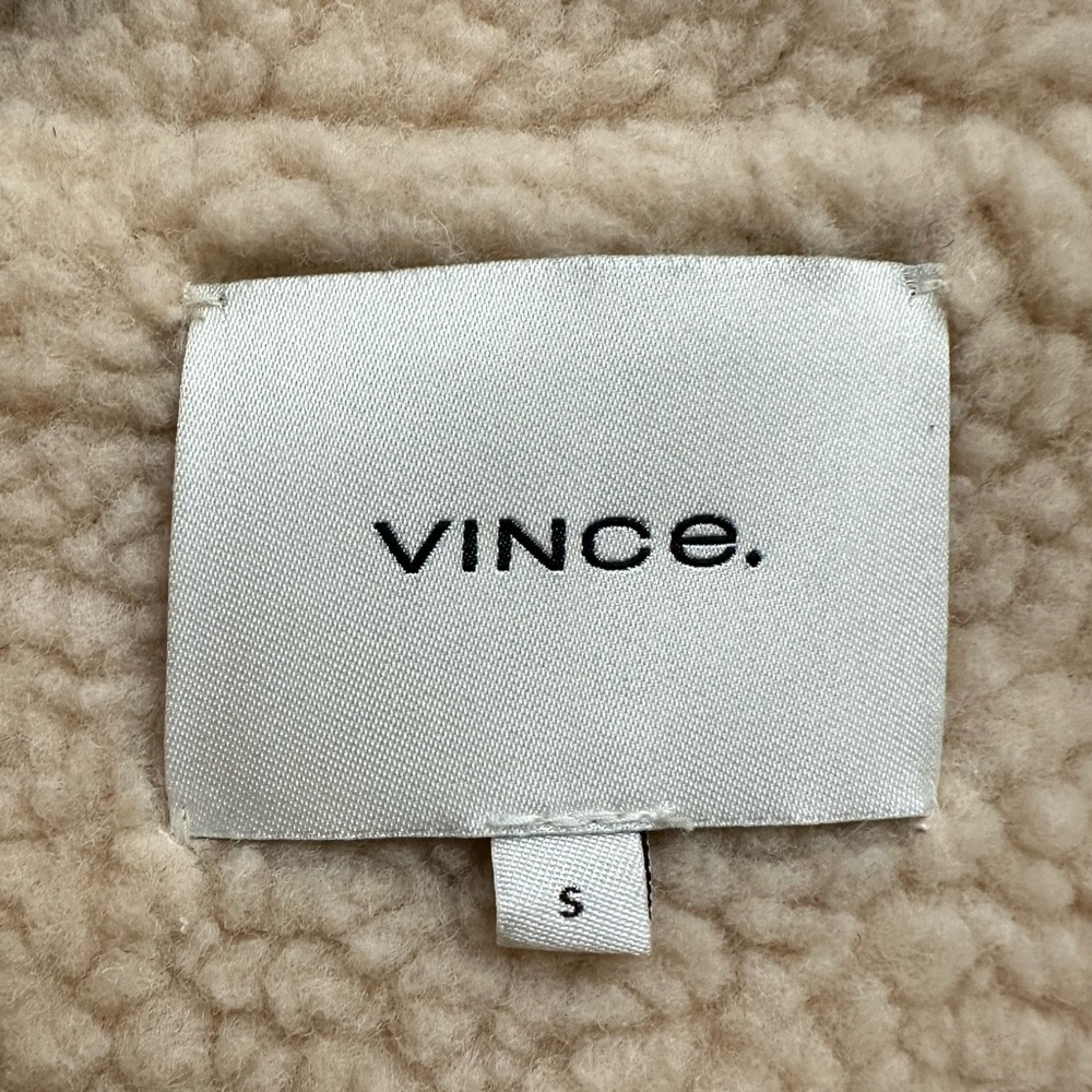 Vince Faux Sherpa Jacket - size small - Picture 7 of 7